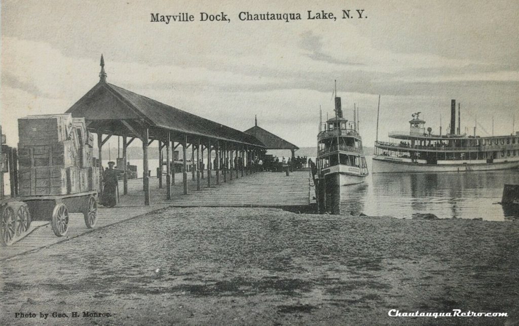 MAYVILLE DOCK, CHAUTAUQUA LAKE, N.Y. pre 1907 2