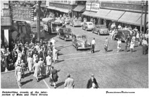 Main and Third St. Jamestown 1948